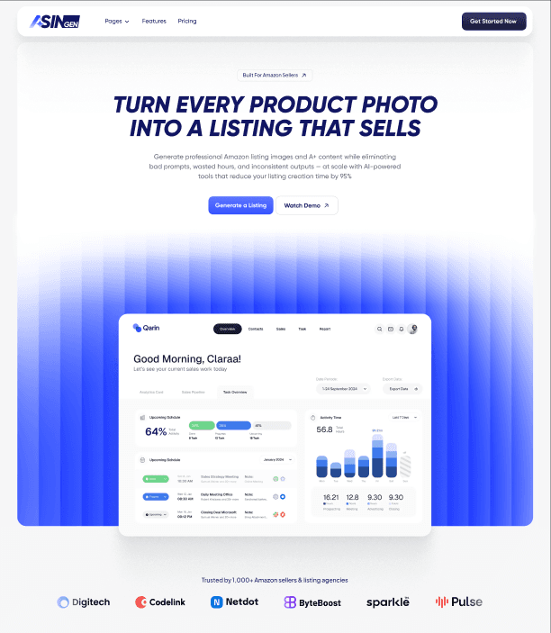ASINGEN dashboard preview