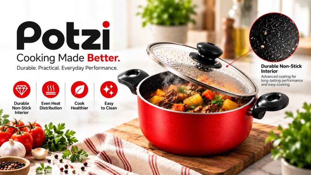 A+ banner image of the Potzi casserole pot