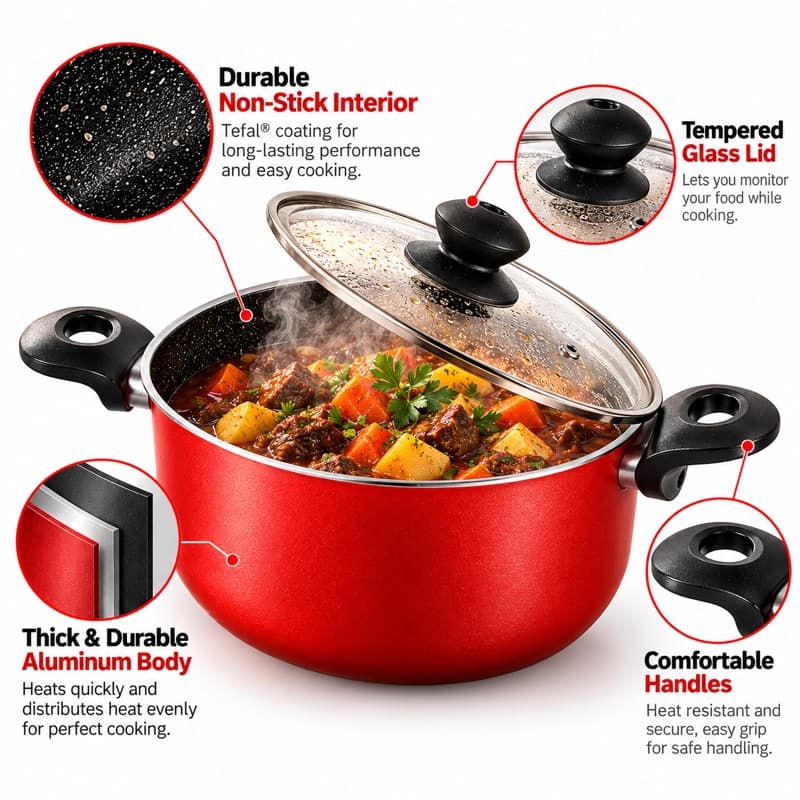 Infographic image of the Potzi casserole pot
